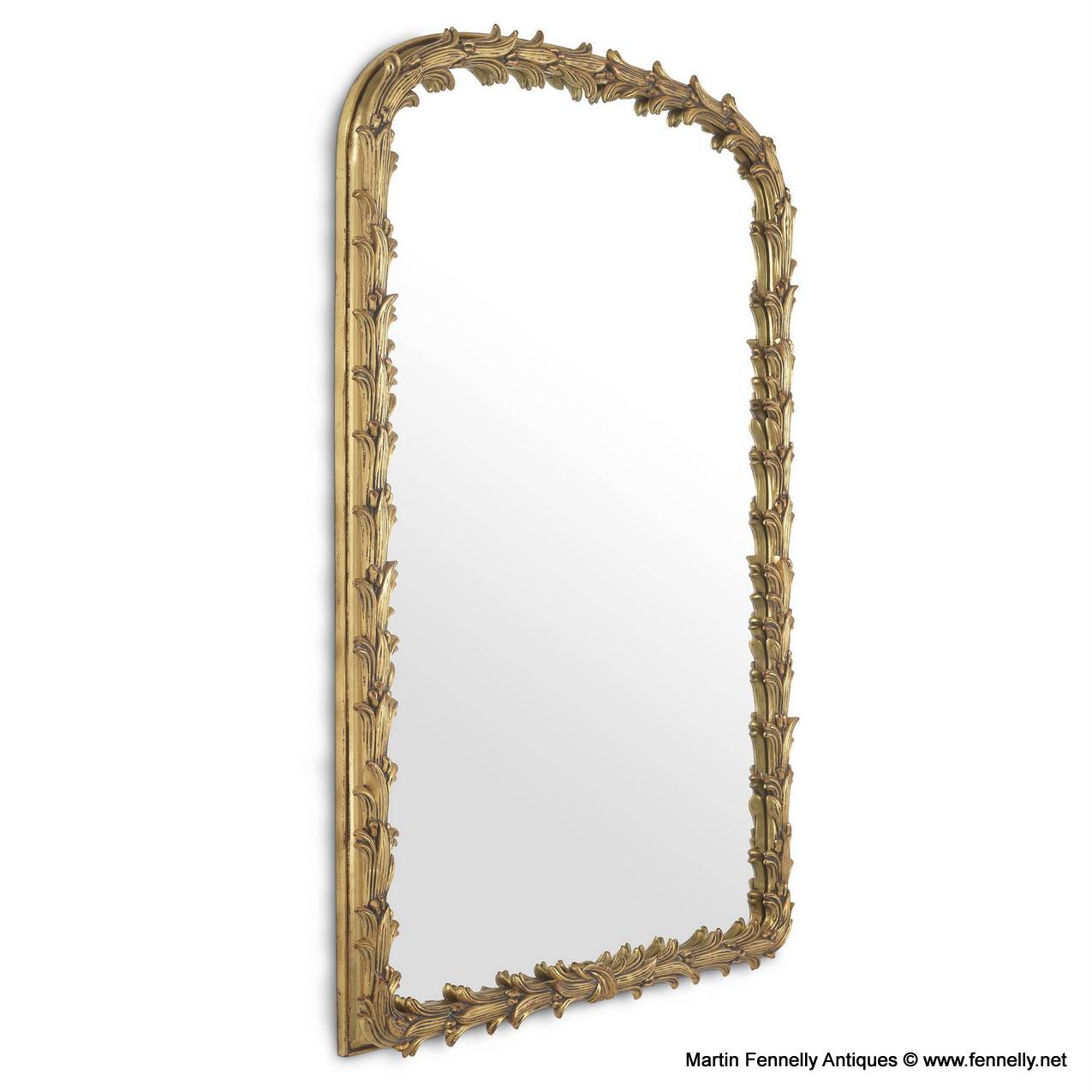 203 Sold Pair of Mirrors finished in Antique Gold - Lovely Size - Image 2