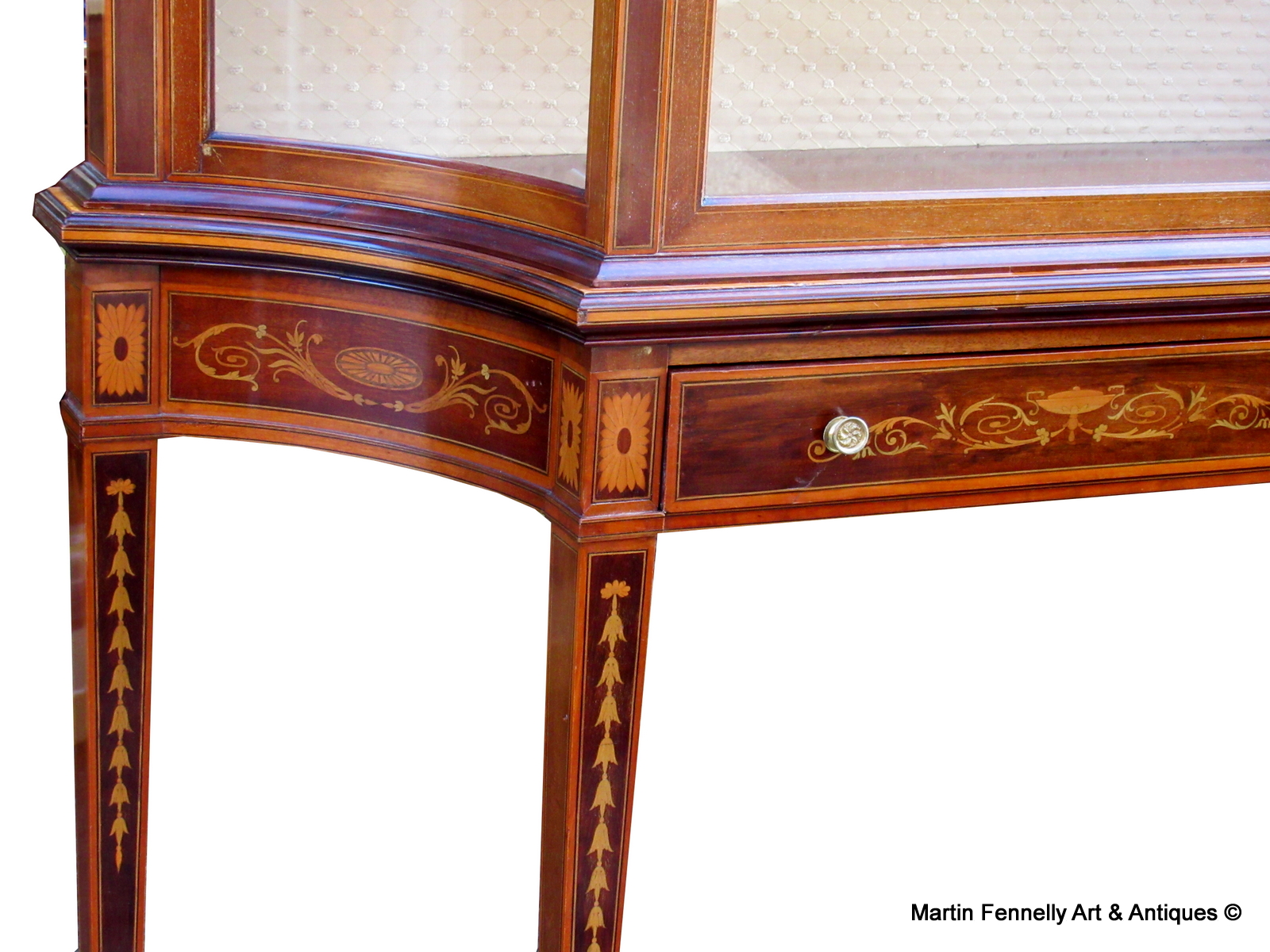 875 Sold Edwardian Display Cabinet - Edwards and Roberts - Circa 1900 - Image 3