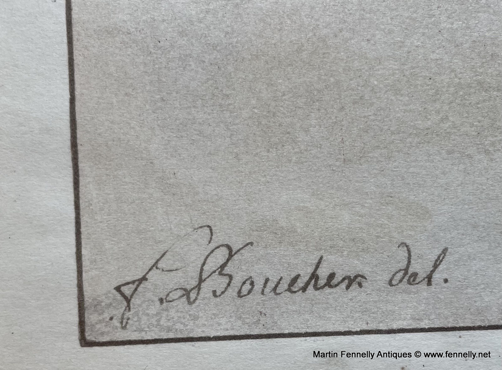 733D Sordam Reproduction of Francois Boucher's Study of a Young Man 1951 - Image 3