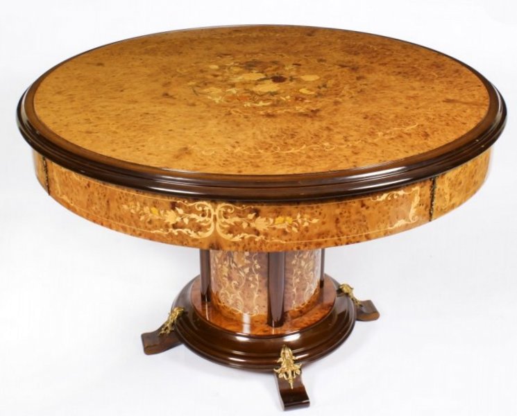 M162 Stunning Italian Mid Century Walnut Games Table - Image 2