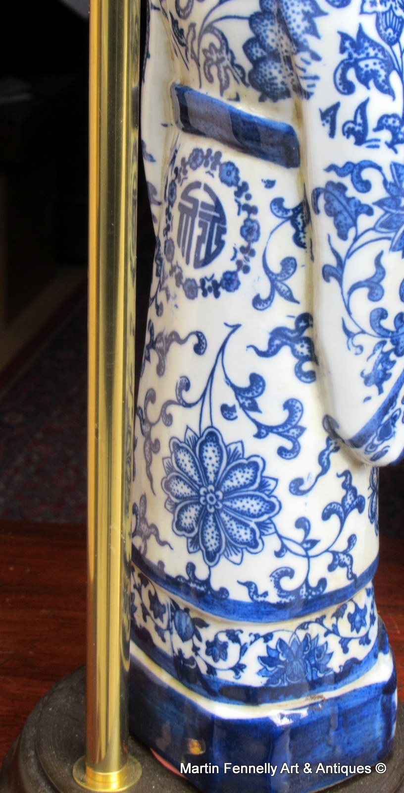 725 Sold Pair of Chinese Lamps - Porcelain - Converted to Electricity - Image 6