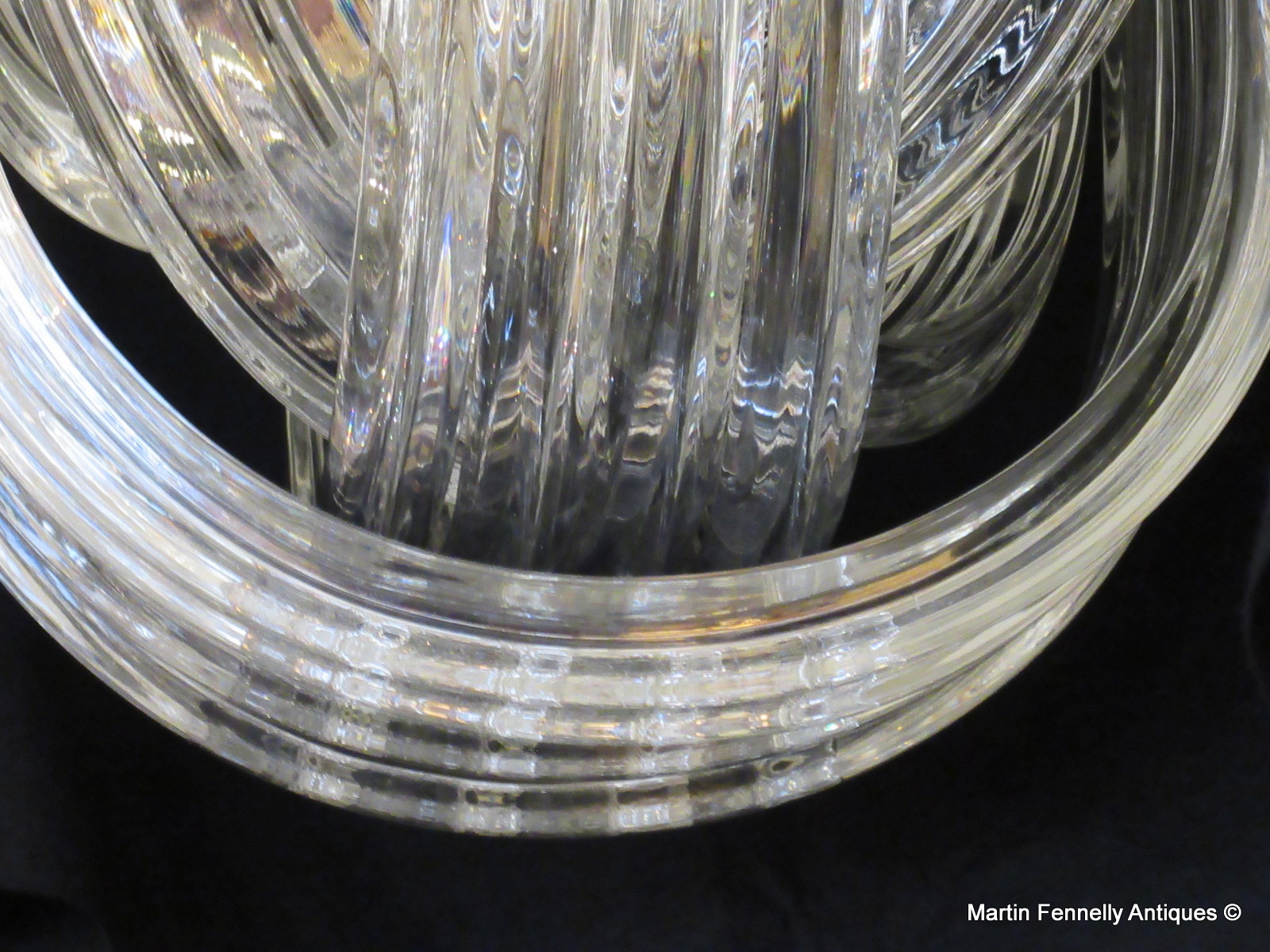 844 Sold Superb Pair of Venini by Carlo Nason with Murano Crystal - Image 4