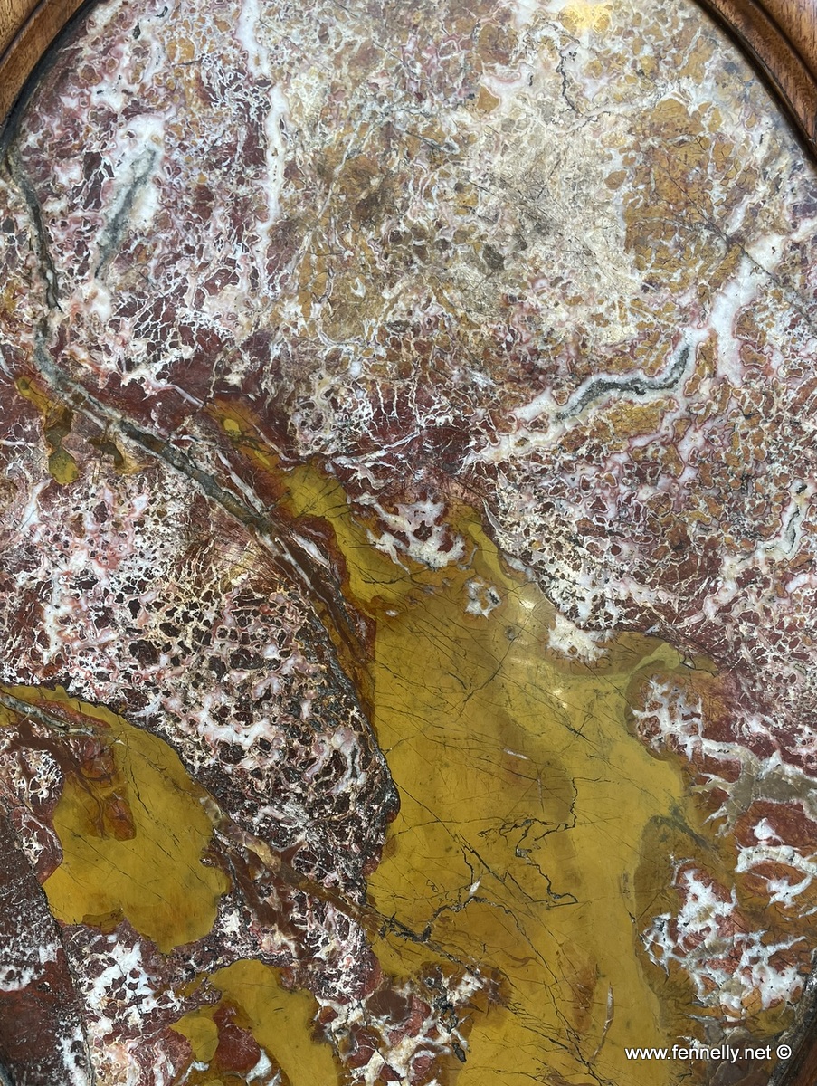 386 Mahogany Marble Topped Table - Circa 1860 - Image 6